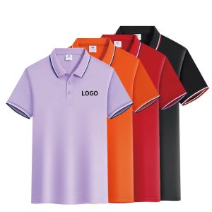 Custom Embroidery Polo Shirt Men's Plain Short Sleeve Uniform