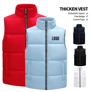 Custom Reversible Down Vest | Men's Waterproof Quilted Winter Jacket