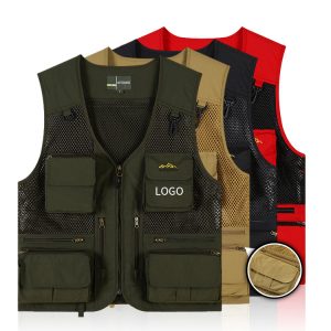 Premium Multi-Pocket Work Vest | Factory Wholesale Men's Outdoor Vest
