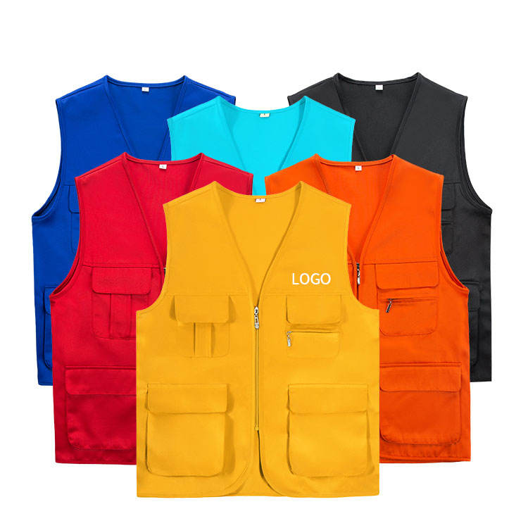 Multi-Pocket Cargo Vest | Men's Casual Cotton Waistcoat for Outdoor