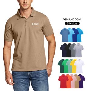 Men's Spring Polo T-Shirt Outdoor Sports Light Breathable Half Sleeve