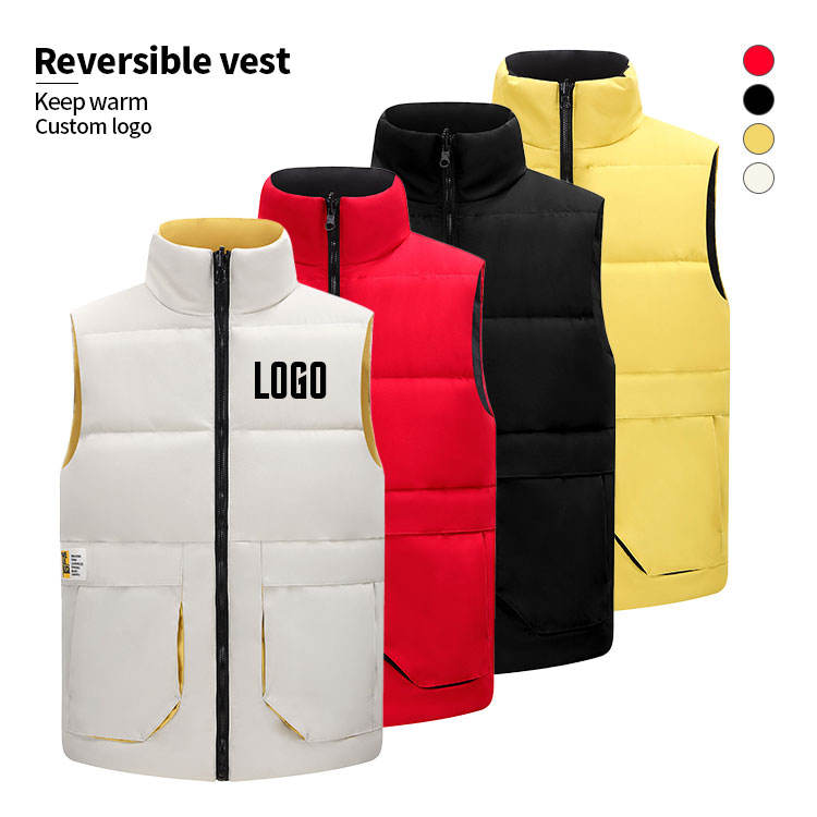 Custom Waterproof Down Vest | Winter Warm Sleeveless Jacket for Men & Women
