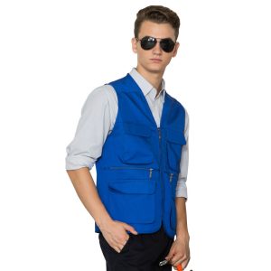 Custom Lightweight Golf Vest | OEM Multi-Pocket Travel Photography Vest