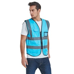 New Multi-Pocket Safety Vest | Men's Reflective Engineering Work Vest
