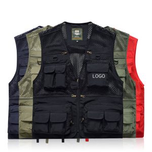 New Multi-Pocket Sport Vest | Men's 100% Nylon Casual Waistcoat