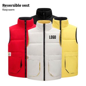 Custom Winter Work Vest | Men's & Women's Sleeveless Jacket for Outdoor