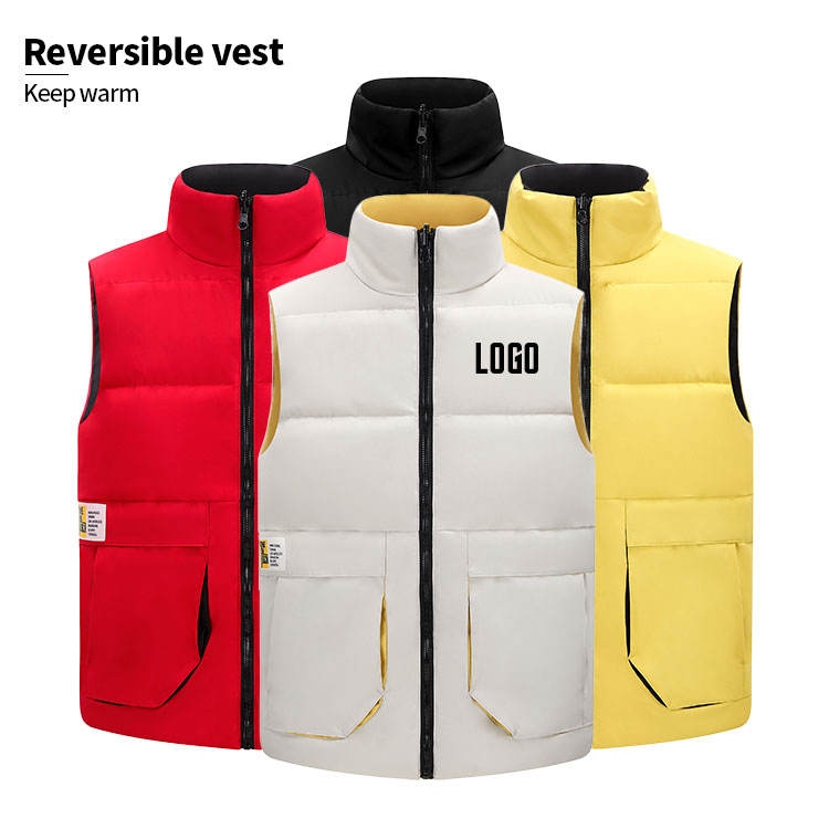 Custom Winter Work Vest | Men's & Women's Sleeveless Jacket for Outdoor