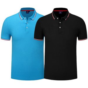 OEM Custom Polo T-Shirt 100% Cotton Short Sleeve Golf Printing