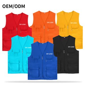 Custom Mesh Work Vest | OEM High-Vis Team Outdoor Vest