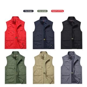 Outdoor Volunteer Vest | Multi-Pocket Safety Work Utility Vest