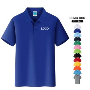 Pique Cotton Polo T-Shirt Cheap Short Sleeve Custom Worker Wear