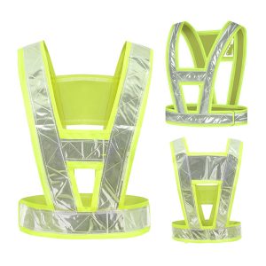 LED Safety Running Vest | Adjustable Reflective Cycling Belt