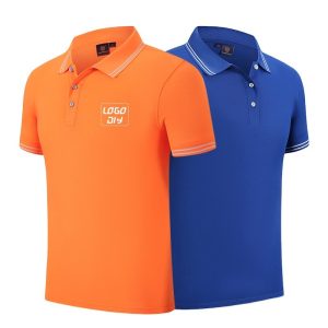 Top Quality Golf Polo Shirt Cotton Polyester Short Sleeve