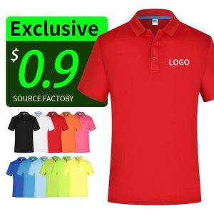 Quick Dry Custom Polo T-Shirt Breathable Golf Collar Men's Wear