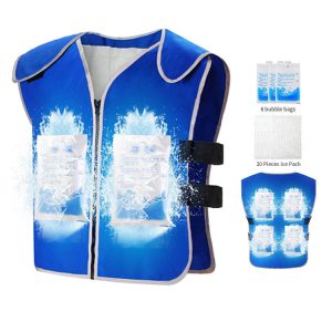 Ice Cooling Vest | Summer Cooling Jacket with Pockets
