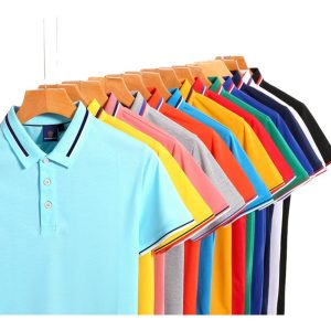 Summer New Fashion Polo T-Shirt High Quality Cotton Youth Wear