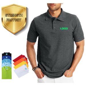 Super Cheap Polo Shirt High Quality Cotton Turn-down Collar Uniform