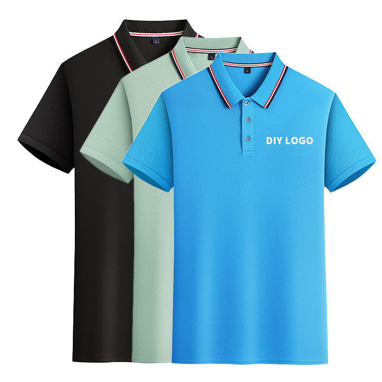 Super Cheap Polo Shirt 100% Polyester Quick Drying Business Unisex High Quality