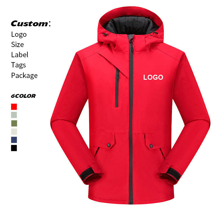 Super Warm High Quality Windbreaker Jacket Waterproof Windproof Zipper Men Women's Jacket for Outdoor Thick Winter Jacket