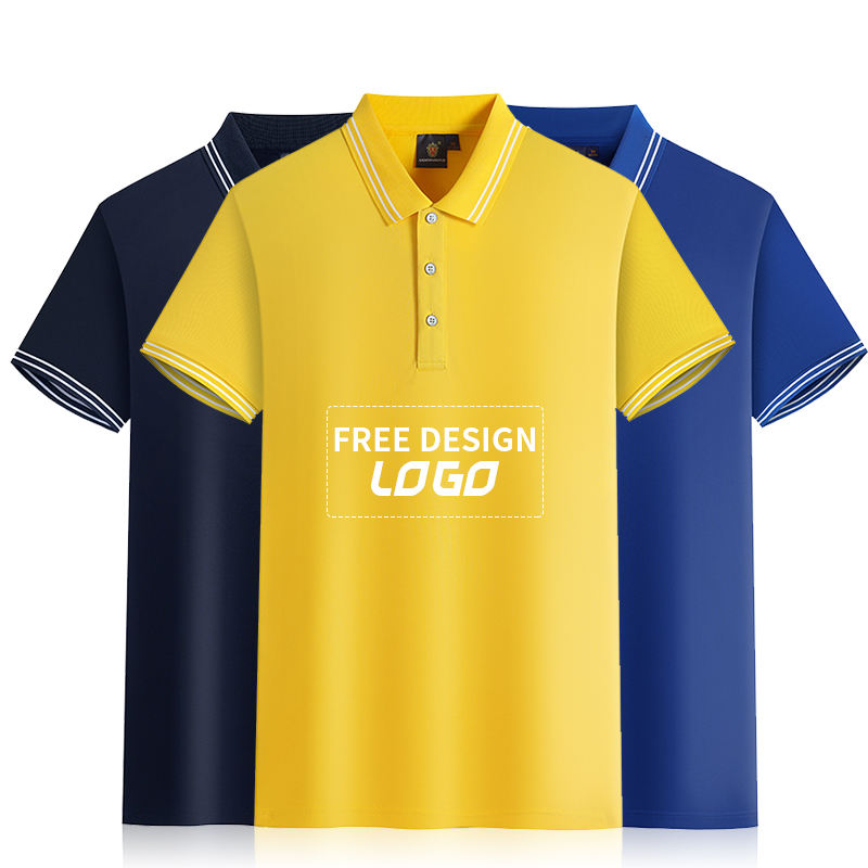 Wholesale Polo Shirt 100% Cotton Plain Short Sleeve Custom Golf Wear