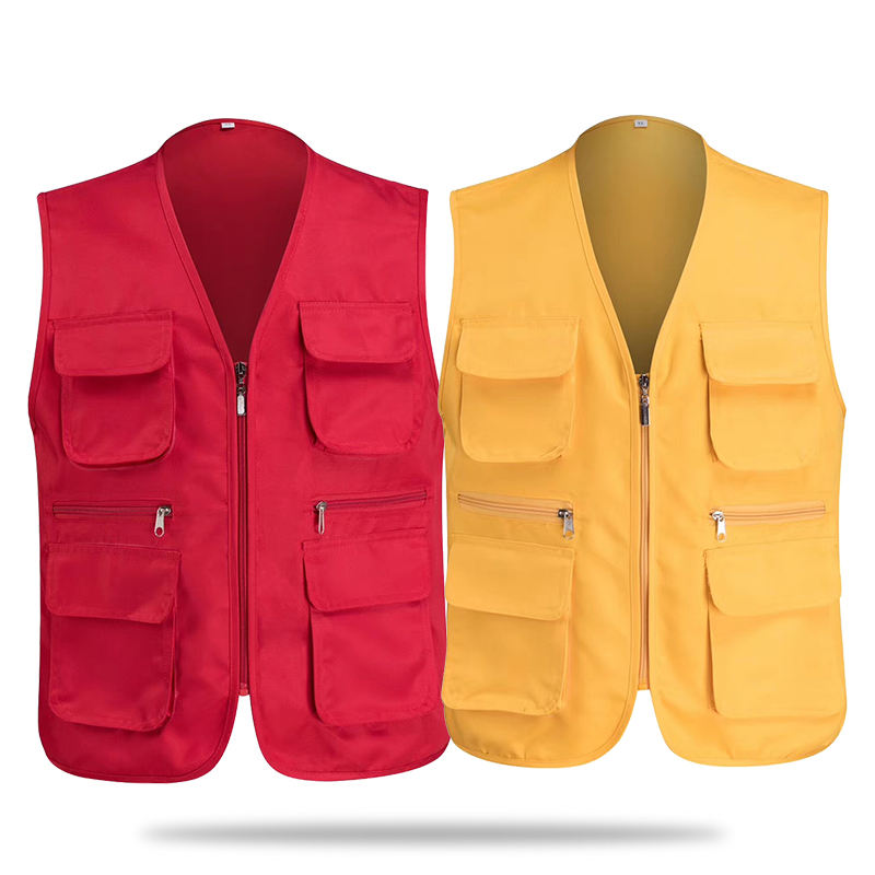 Multi-Pocket Work Vest | Wholesale Unisex Fishing & Photography Utility Vest
