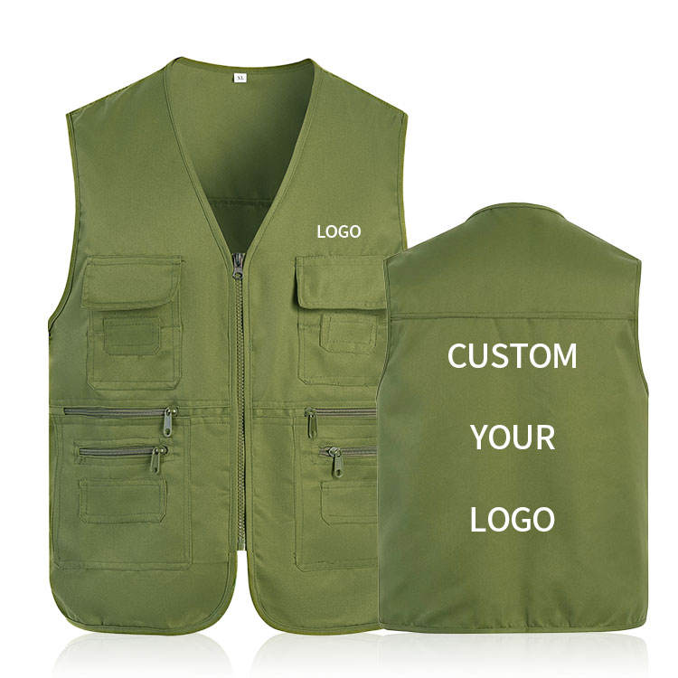 Custom High-Vis Vest | OEM Multi-Pocket Reflective Sports Vest