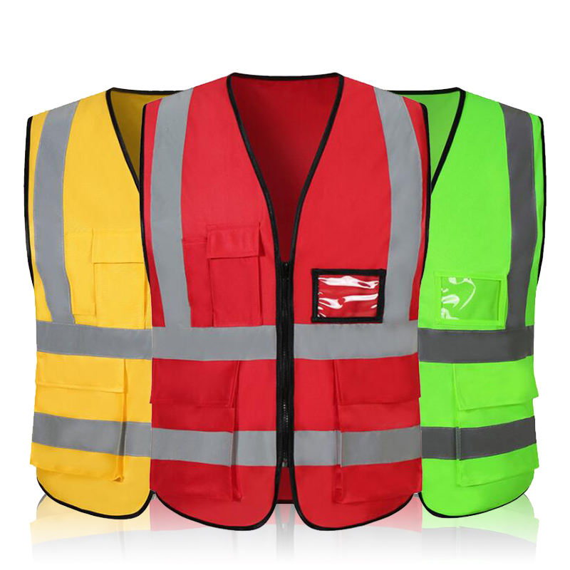 Multi-Pocket Work Vest | Cheap Sleeveless Safety Waistcoat for Men