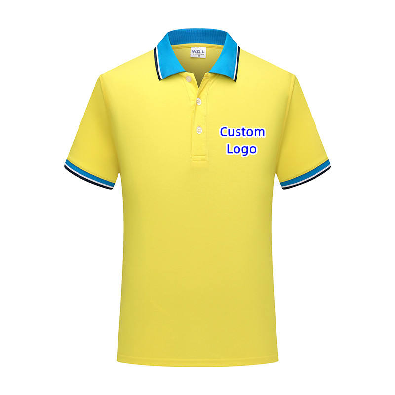 Wholesale Custom Polo T-Shirt 100% Cotton Unisex Sportswear