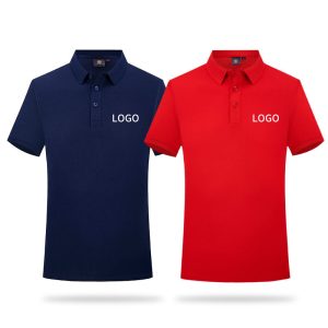 OEM Breathable Polo Shirt 100% Cotton Sublimated Golf T-shirt