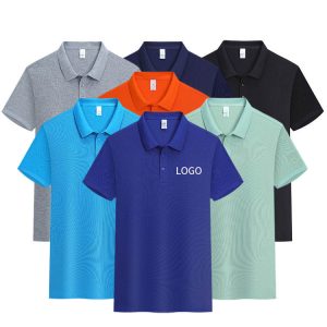 Wholesale High Quality Polo Shirt Blank Plain Unisex Embroidery Short Sleeve