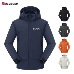 Wholesale High Quality Waterproof Windproof Thick Jacket Custom Logo Softshell Hooded Unisex Winter for Outdoor Jacket