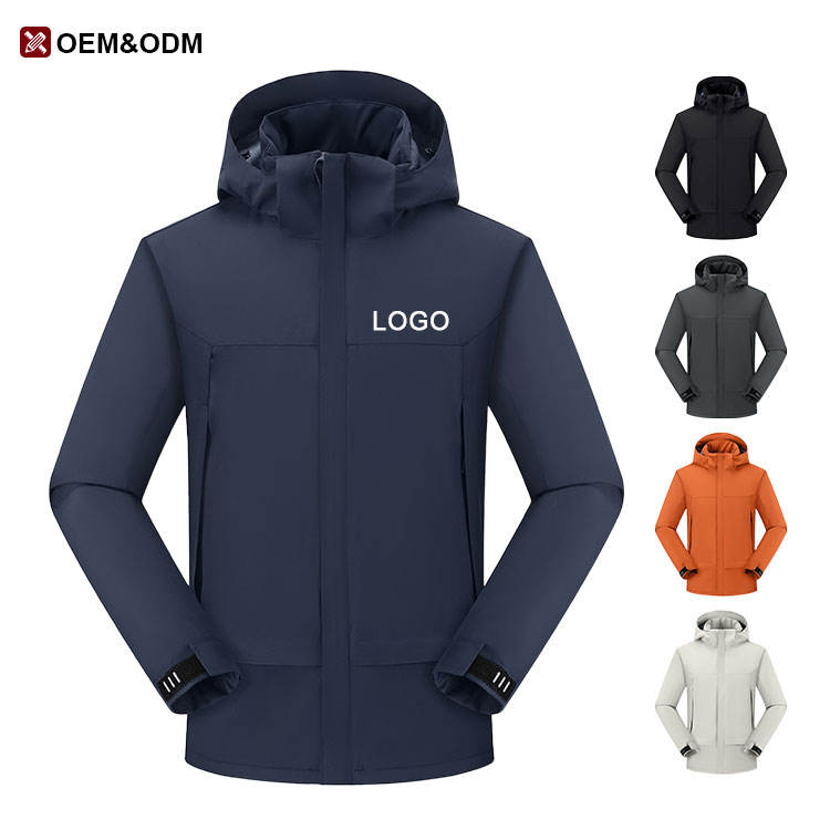 Wholesale High Quality Waterproof Windproof Thick Jacket Custom Logo Softshell Hooded Unisex Winter for Outdoor Jacket