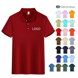 Wholesale Performance Polo Shirt Anti-pilling Solid Polyester Golf Wear