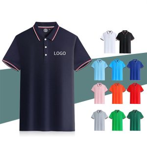 Wholesale Polo Shirt Polyester Cotton Embroidery Plain Golf Custom Men's