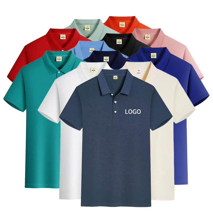 Wholesale Men's Polo T-Shirt Polyester Casual Gym Fitness Sportswear